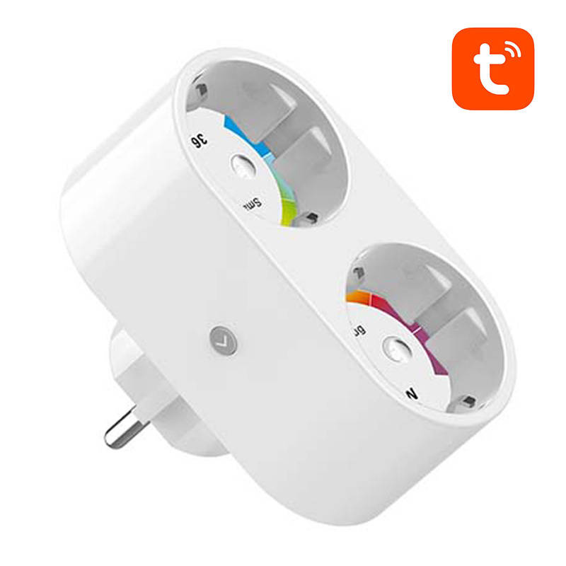 Priză inteligentă Dual WiFi Gosund SP211 3500W, Tuya