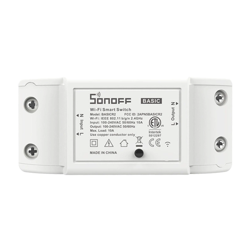 Sonoff Basic R2 - Releu smart WiFi cu 1 canal, 2200W, 10A