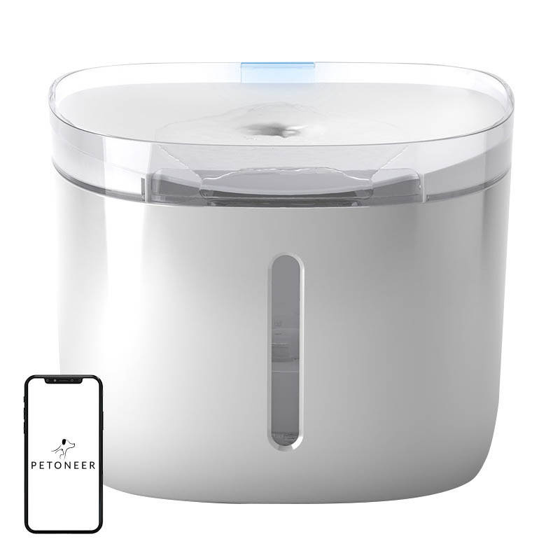 Petoneer Fresco Mini Plus - Fântână inteligentă de apă pentru animale de companie, cu filtrare și control prin aplicație