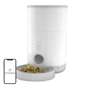 Petoneer Nutri Mini - Dispenser smart WiFi de hrană pentru câini și pisici, programabil prin aplicație