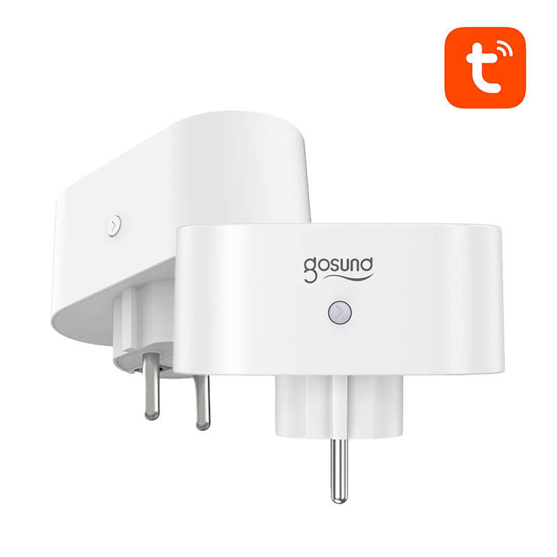Gosund SP211 priză inteligentă WiFi dublă, 2 bucăți 3500W (pachet de două) Tuya