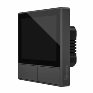 Sonoff NSPanel – Panou de control smart cu touchscreen 3,5″, termostat și două butoane, Wi-Fi și Bluetooth 4.2, Negru