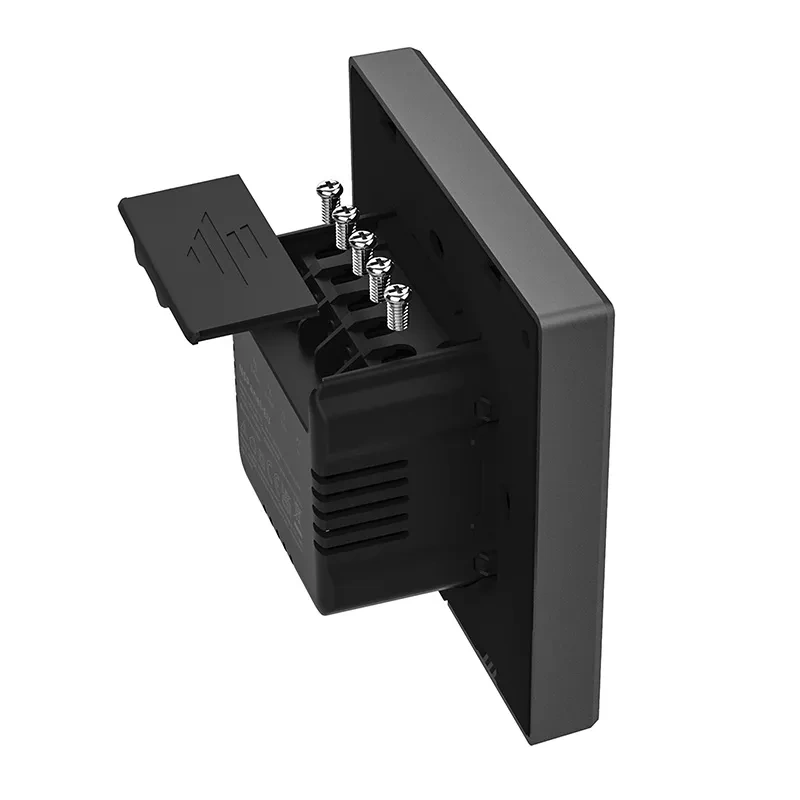 Sonoff NSPanel – Panou de control smart cu touchscreen 3,5″, termostat și două butoane, Wi-Fi și Bluetooth 4.2, Negru