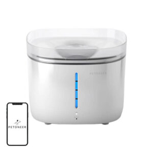 Petoneer Fresco Ultra – Fântână smart pentru animale, filtrare avansată, control prin aplicație, silențioasă