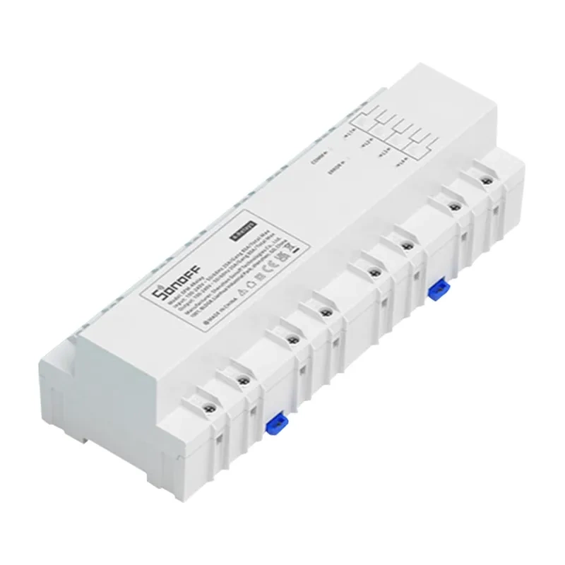 Sonoff SPM-4 modul smart, 4 canale, 20A canal, protecție la suprasarcină, monitorizare consum, comunicație RS-485 cu SPM-Main
