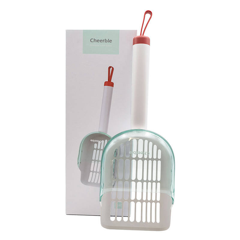 Paletă rotativă Cheerble – design ergonomic, ABS + PC, mâner silicon antialunecare, pentru curățarea litierei