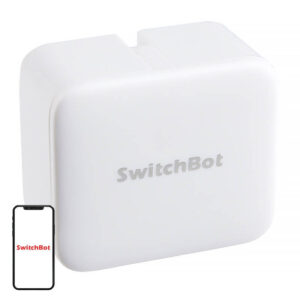 SwitchBot S1 – declanșator buton mecanic Smart Home, control Bluetooth, montare rapidă, culoare albă