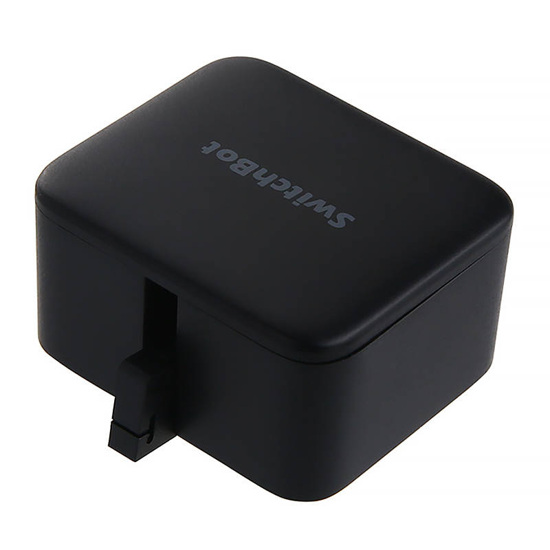 SwitchBot S1 – declanșator buton mecanic Smart Home, control Bluetooth, montare rapidă, culoare neagră