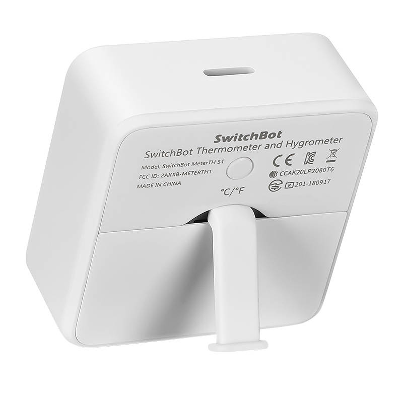 SwitchBot Meter TH S1 – termometru + higrometru smart, Bluetooth, monitorizare temperatură, umiditate, autonomie 1 an