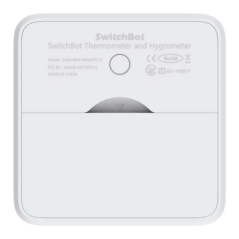 SwitchBot Meter TH S1 – termometru + higrometru smart, Bluetooth, monitorizare temperatură, umiditate, autonomie 1 an
