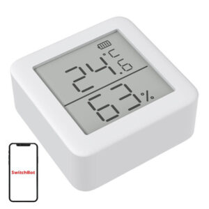 SwitchBot Meter TH S1 – termometru + higrometru smart, Bluetooth, monitorizare temperatură, umiditate, autonomie 1 an