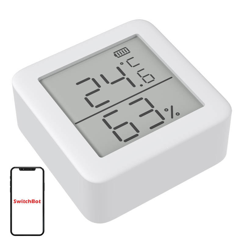 SwitchBot Meter TH S1 – termometru + higrometru smart, Bluetooth, monitorizare temperatură, umiditate, autonomie 1 an