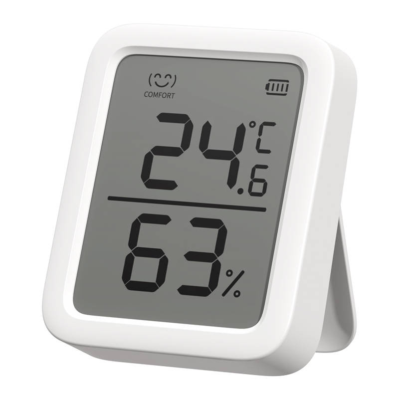 SwitchBot Meter Plus – Termometru și higrometru smart, ecran 3″, BLE 4.2, baterii AAA, autonomie 1 an