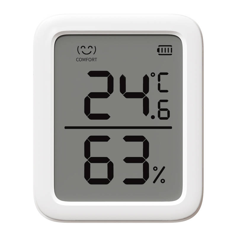 SwitchBot Meter Plus – Termometru și higrometru smart, ecran 3″, BLE 4.2, baterii AAA, autonomie 1 an