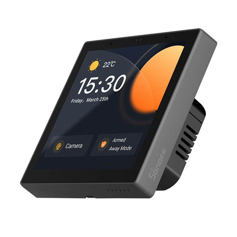 Sonoff NSPanel Pro negru – Panou smart cu ecran tactil 3,95″, hub Zigbee+WiFi, termostat, scenarii, Alexa & Google