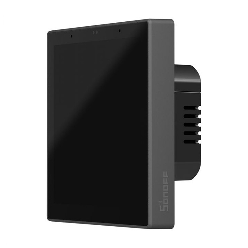 Sonoff NSPanel Pro negru – Panou smart cu ecran tactil 3,95″, hub Zigbee+WiFi, termostat, scenarii, Alexa & Google