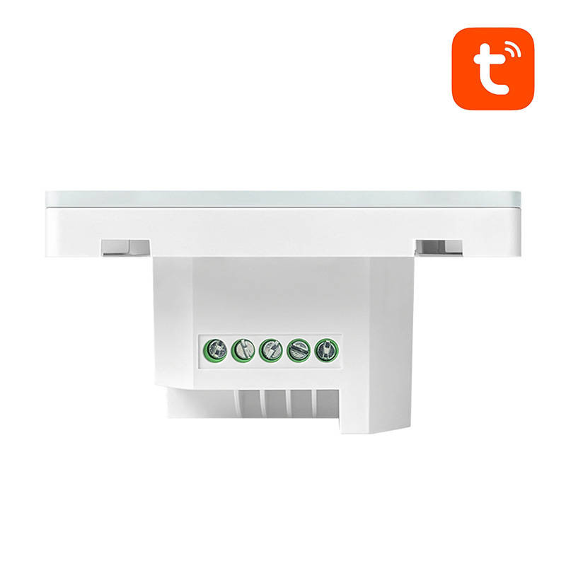 Termostat smart Wi-Fi Avatto WT200-BH-3A-W pentru centrală termică, 3A, LCD, Tuya