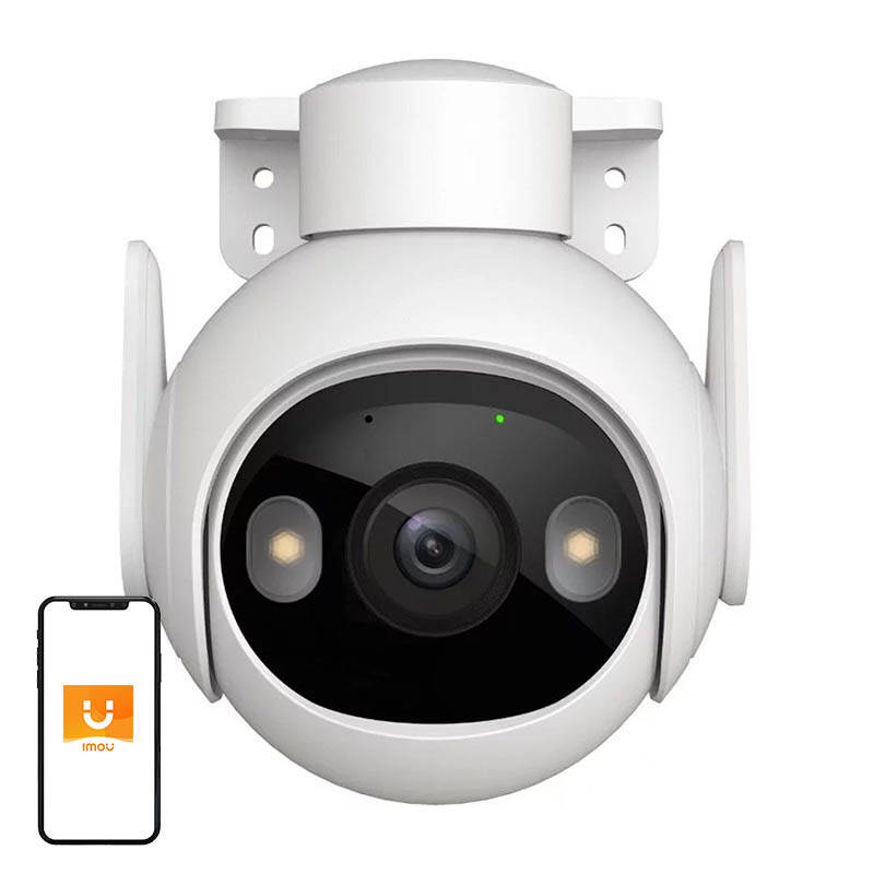 IMOU Cruiser 2 – Cameră supraveghere WiFi 6 exterior rotativă 5MP, viziune nocturnă 30m, audio bidirecțional, IP66
