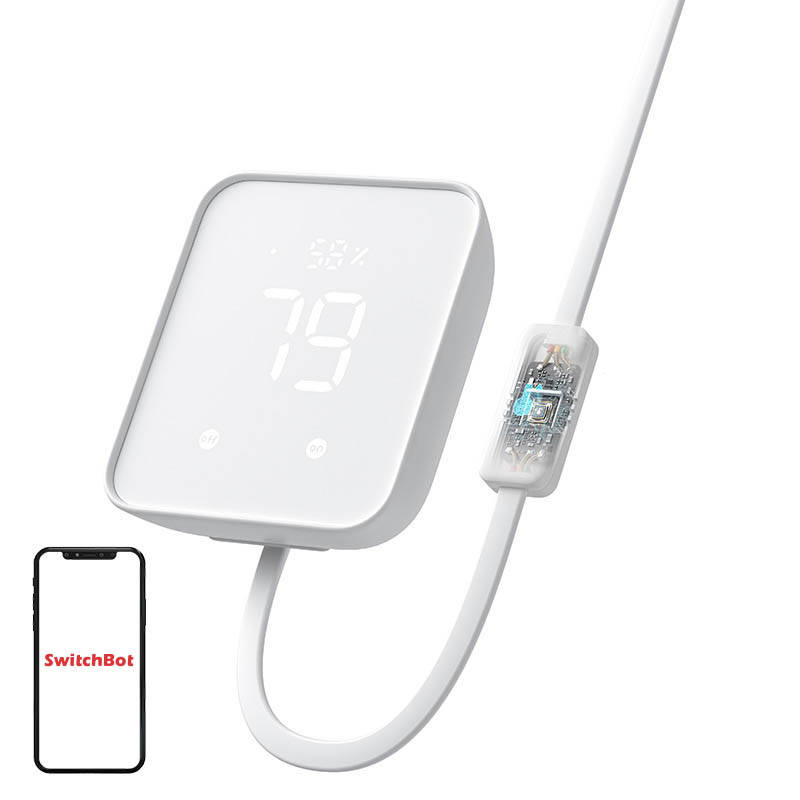 SwitchBot Hub 2 – hub smart cu senzor temperatură și umiditate, IR + Bluetooth Mesh, Matter, Alexa, Google, Siri