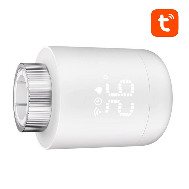 Cap termostatic smart ZigBee Avatto TRV16, pentru calorifer, M30x1,5 mm, alimentare pe baterii, Tuya