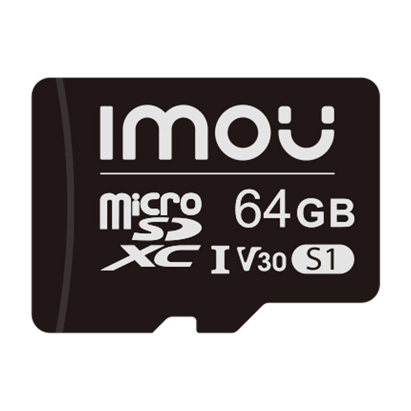 IMOU ST2-64-S1 – Card de memorie microSD 64GB UHS-I SDXC, citire 95MB/s, scriere 38MB/s