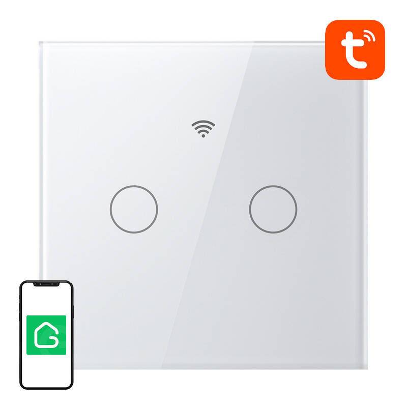 Smart Touch WiFi Light Switch Gosund SLS2 Dual.
