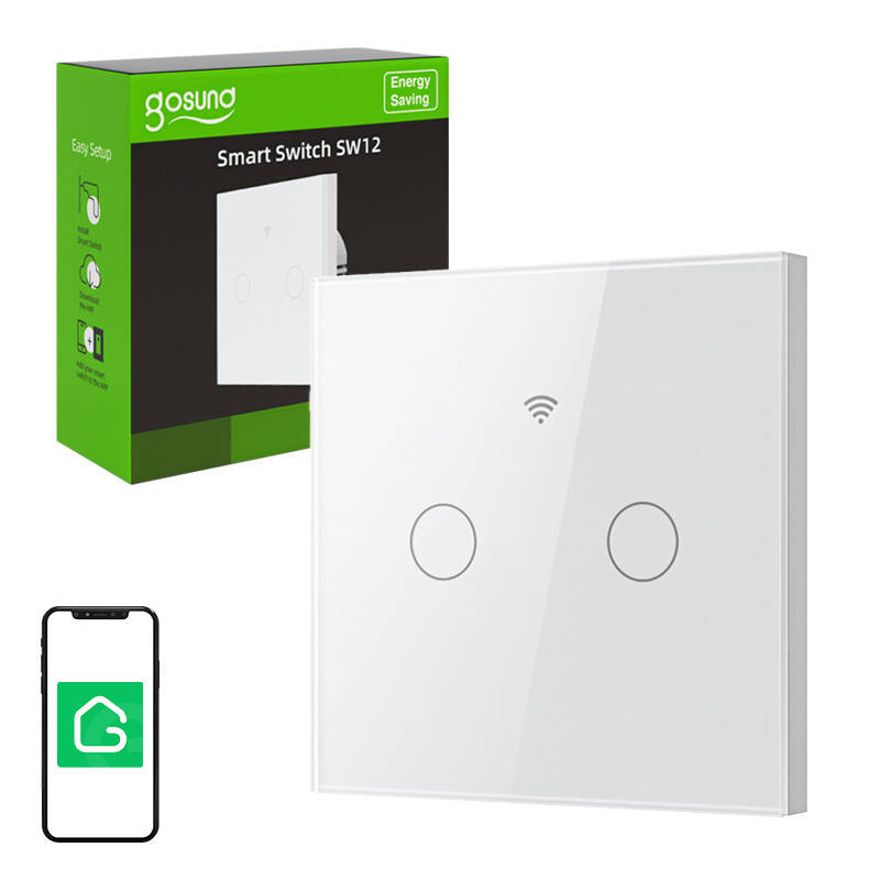 Smart Touch WiFi Light Switch Gosund SLS2 Dual.