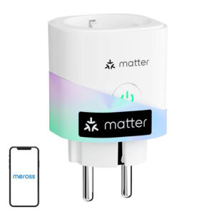 Priză inteligentă MEROSS MSS315MA-EU, monitorizare energie (Matter)