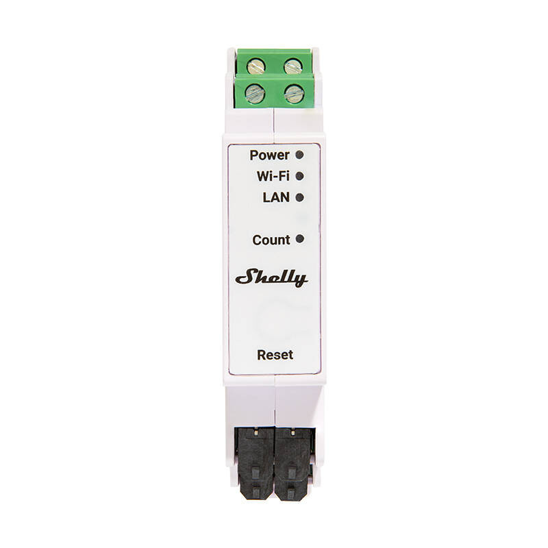 Shelly Pro 3EM – Contor inteligent de energie trifazat, WiFi, 120A, montaj pe șină DIN