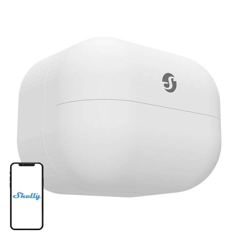 Shelly BLU Motion – Senzor inteligent de mișcare Bluetooth, alb