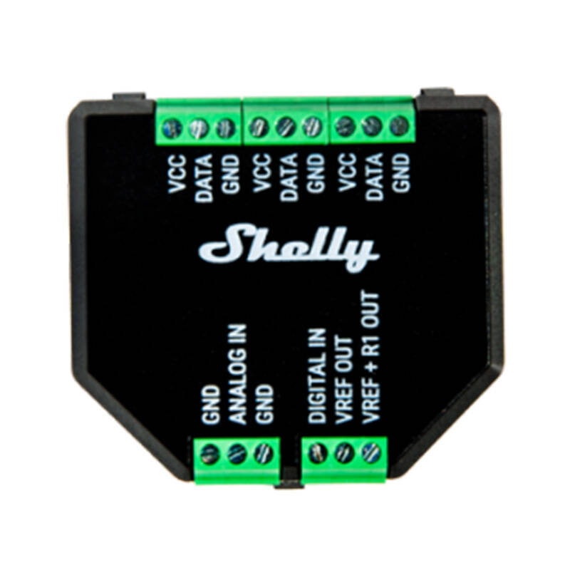 Shelly Plus Add-on – Adaptor pentru senzori externi, compatibil cu Shelly Plus 1/1PM, 2PM și i4/i4DC