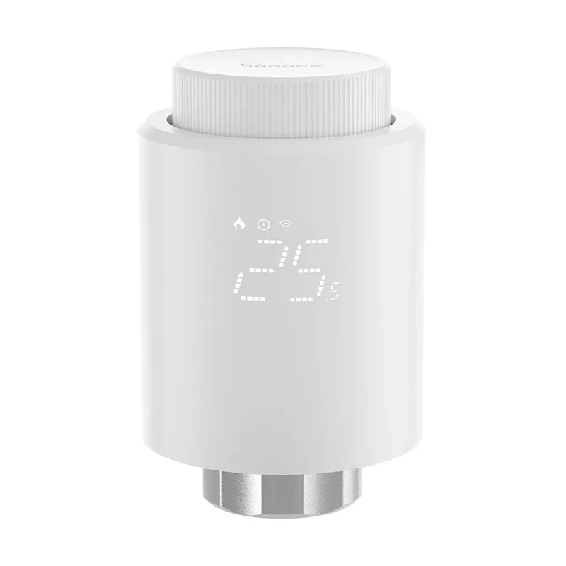 Sonoff TRVZB – Cap termostatic smart ZigBee 3.0 pentru calorifer, 4-35°C, detectare geam, protecție îngheț, programări