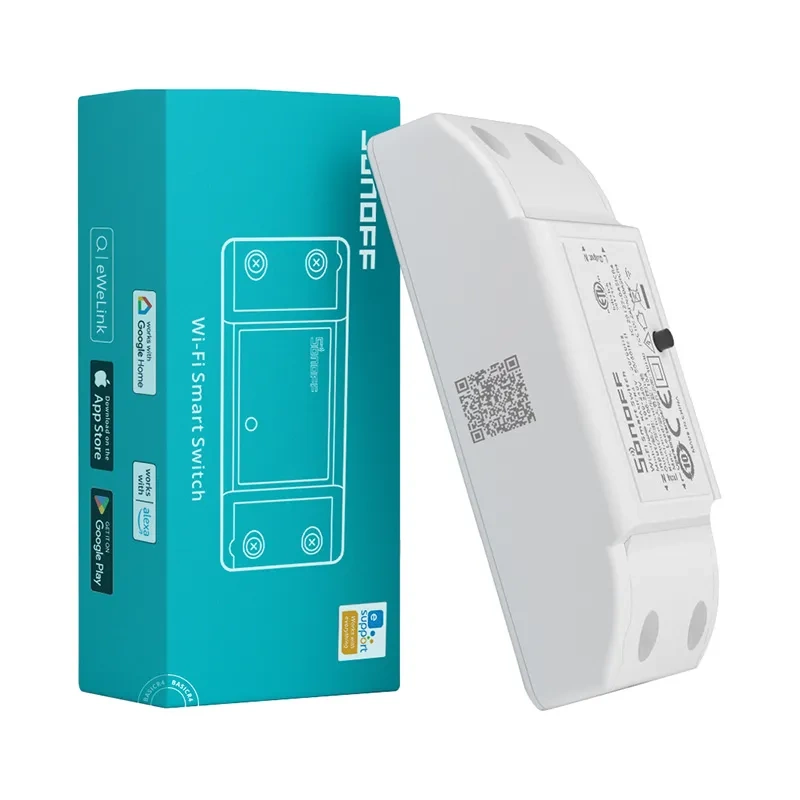 Sonoff BASICR4 – Releu smart Wi-Fi ESP32,, 10A 2400W, Magic Switch Mode, protecție supraîncălzire