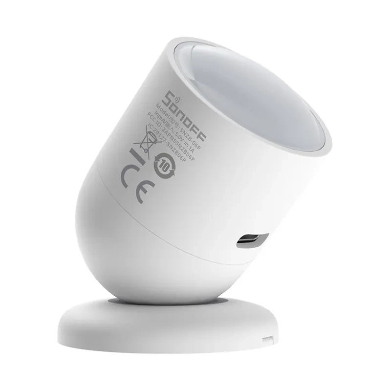 Senzor de Prezență Inteligent Zigbee SONOFF SNZB‑06P – Radar 5,8 GHz, Detectare Stereo și Control Automat al Iluminatului