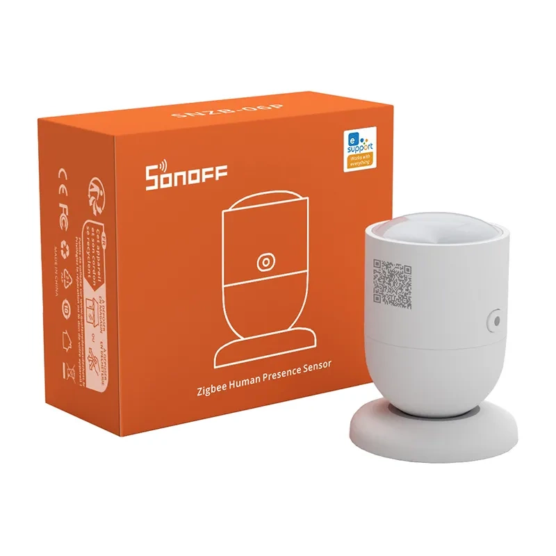 Senzor de Prezență Inteligent Zigbee SONOFF SNZB‑06P – Radar 5,8 GHz, Detectare Stereo și Control Automat al Iluminatului