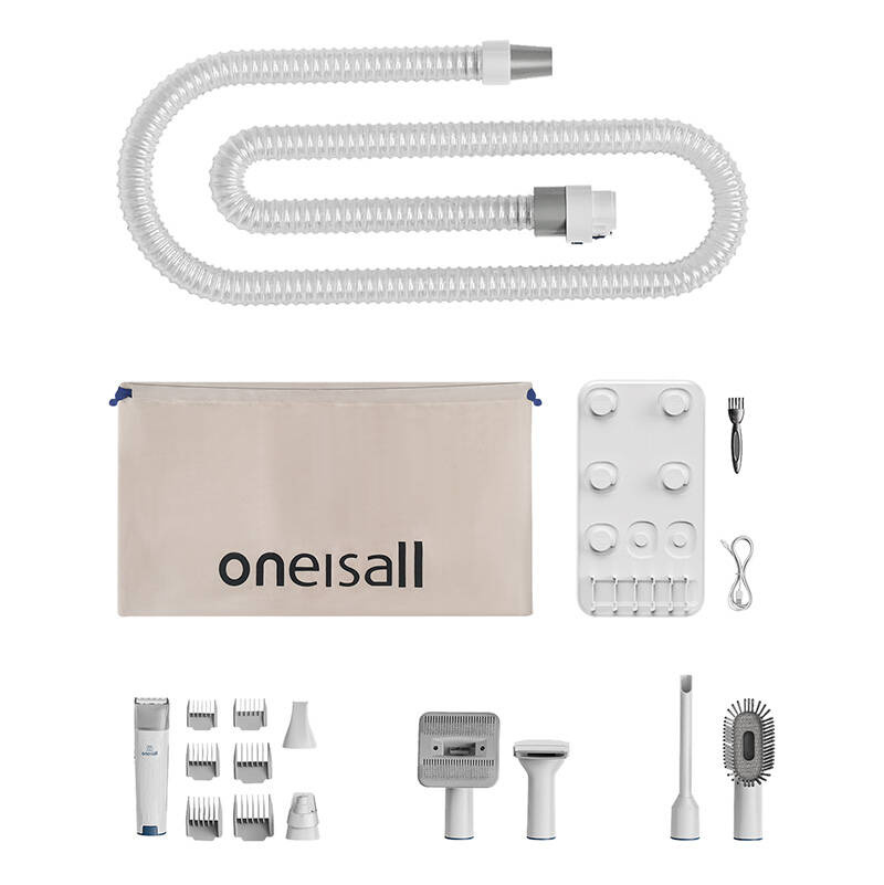 Oneisall LM2 – Kit îngrijire păr pentru animale, 1,5L, aspirație 10.000Pa, silențios sub 60dB