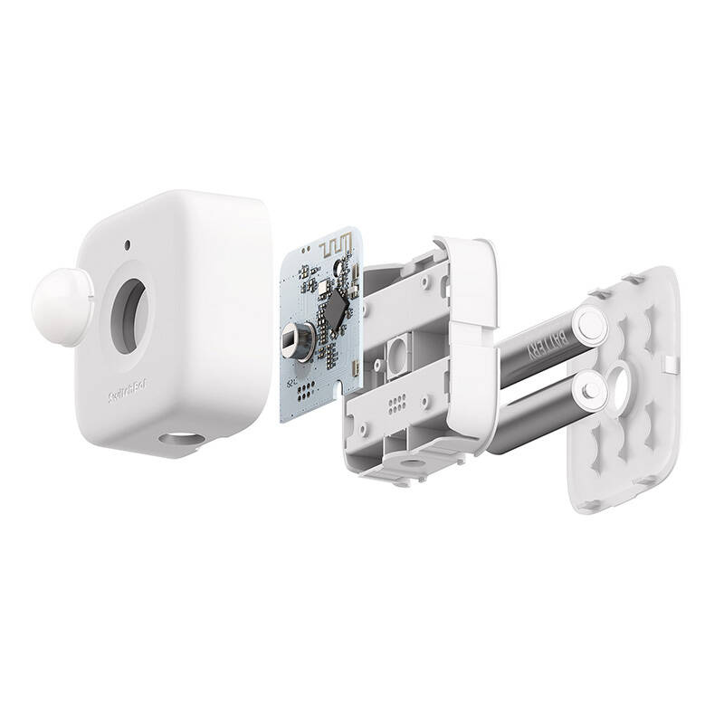 SwitchBot Senzor Mișcare – detecție 9 m, 110°, autonomie 3 ani, baterii AAA