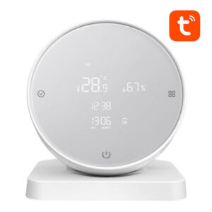 Senzor smart Wi-Fi Avatto WHS20 pentru temperatură și umiditate, Alb, Tuya