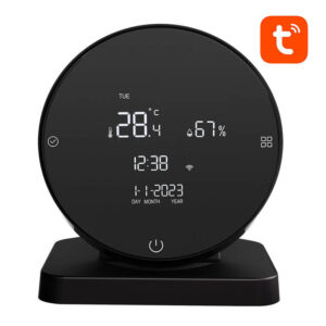 Senzor smart Wi-Fi Avatto WHS20S pentru temperatură și umiditate, cu funcție IR pentru control aparate, Tuya