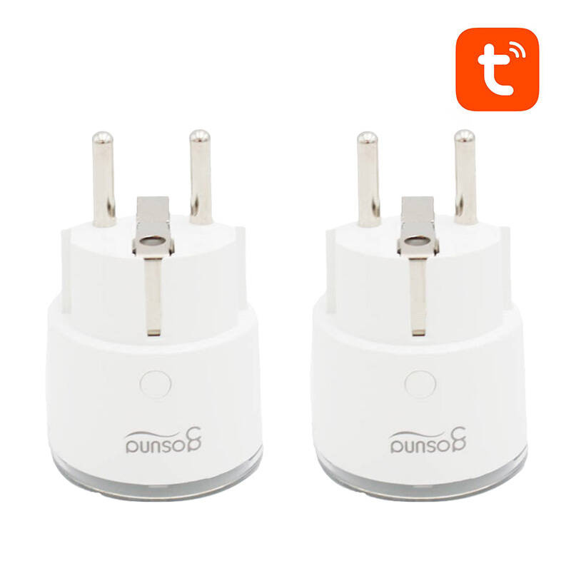 Priză inteligentă WiFi Gosund SP111 3680W 16A, Tuya, pachet de 2 bucăți