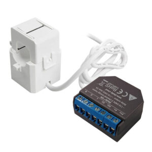 Shelly Set EM + Transformator 50A – Contor inteligent de energie monofazat WiFi, 2 canale, cu monitorizare consum