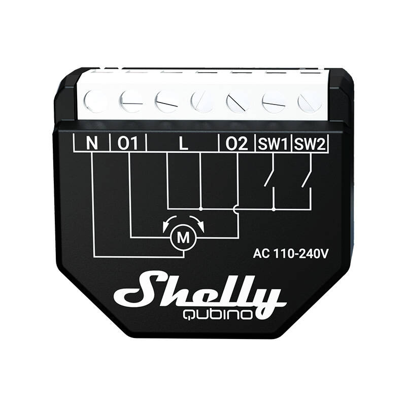 Shelly Qubino Wave Shutter – Releu inteligent Z-Wave pentru control jaluzele, rulouri, 10A