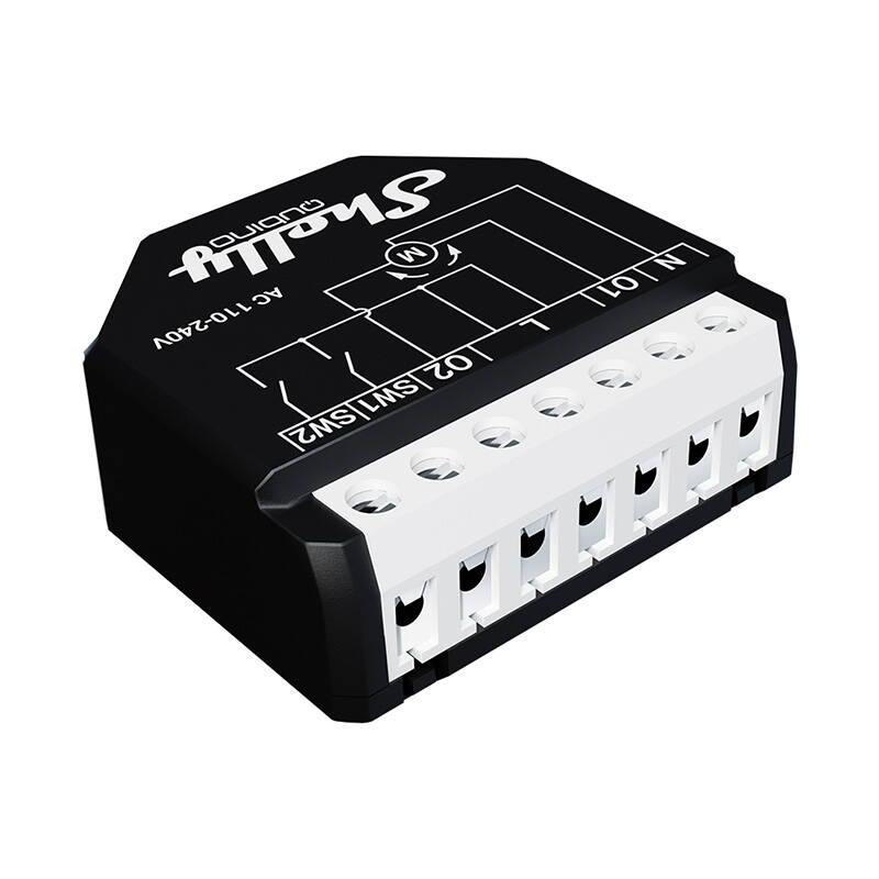 Shelly Qubino Wave Shutter – Releu inteligent Z-Wave pentru control jaluzele, rulouri, 10A