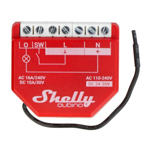Shelly Qubino Wave 1PM – Releu inteligent Z-Wave, 1 canal, 16A, cu monitorizare consum