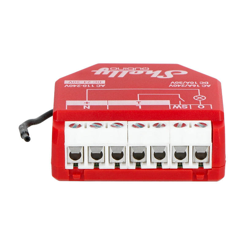 Shelly Qubino Wave 1PM – Releu inteligent Z-Wave, 1 canal, 16A, cu monitorizare consum
