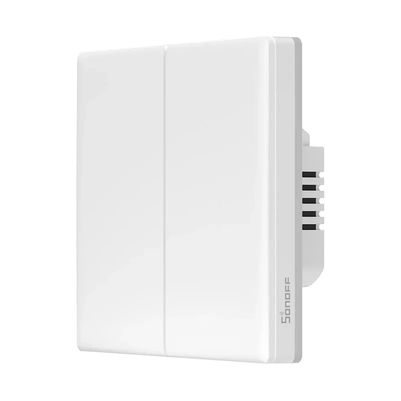 Sonoff TX T5 2C – Întrerupător Tactil Inteligent Wi‑Fi cu 2 Canale, LED RGB și Feedback Multisenzorial