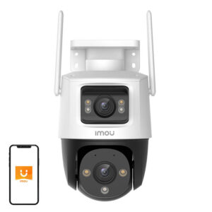 IMOU Cruiser Dual – Cameră supraveghere WiFi exterior 360° 8MP, obiectiv dual, viziune nocturnă color, audio, IP66