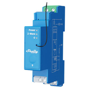 Shelly Qubino Pro 1 – Releu inteligent Z-Wave pentru șină DIN, 1 canal, 16A