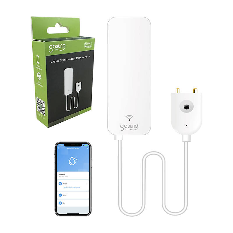 Senzor inteligent ZigBee Gosund ST19 Tuya pentru inundații/pierderi de apă