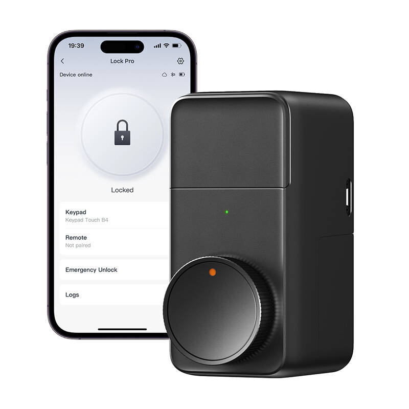 SwitchBot Lock Pro – Încuietoare smart cu Bluetooth și PIN, instalare rapidă fără găurire, compat. Alexa, Google, Siri
